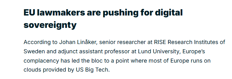 全球媒体聚焦︱法媒:改变对美高度数字化依赖 欧盟是否有应对之策?